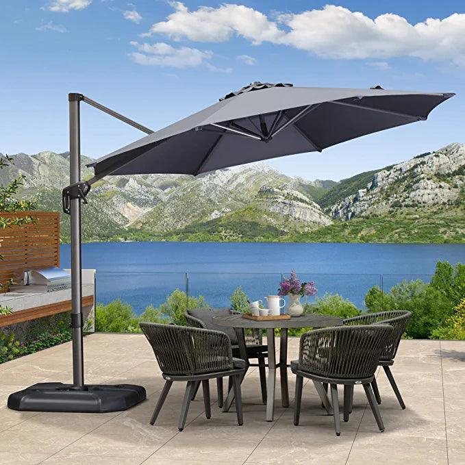 Clearance - PURPLE LEAF OPEN BOX 10 / 11 ft Patio Outdoor Garden Umbrella - Image 33