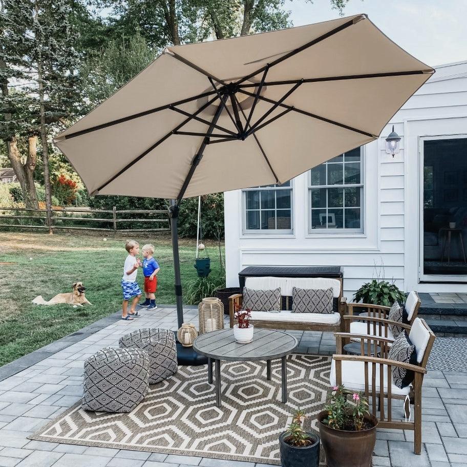 Clearance - PURPLE LEAF OPEN BOX 10 / 11 ft Patio Outdoor Garden Umbrella - Image 35