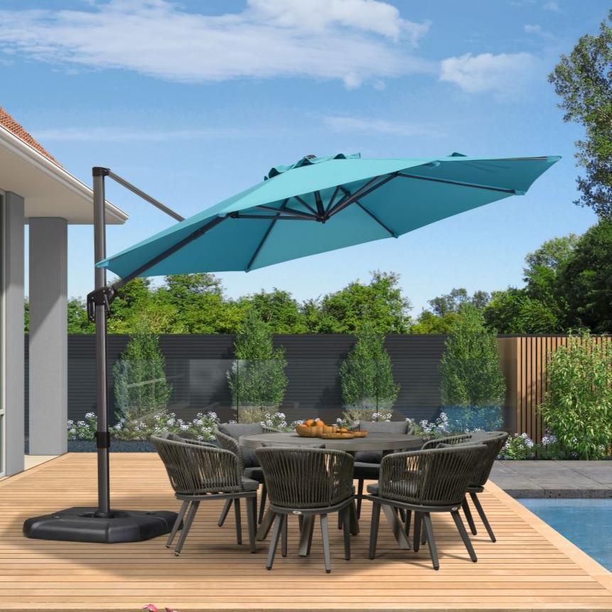 Clearance - PURPLE LEAF OPEN BOX 10 / 11 ft Patio Outdoor Garden Umbrella - Image 73
