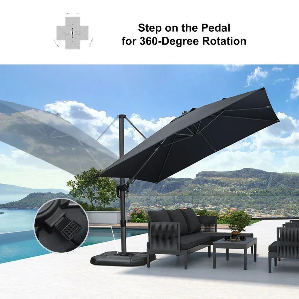 PURPLE LEAF Best Value Cantilever Patio Umbrella with Left-Right Tilt and 360° Swivel - Image 125