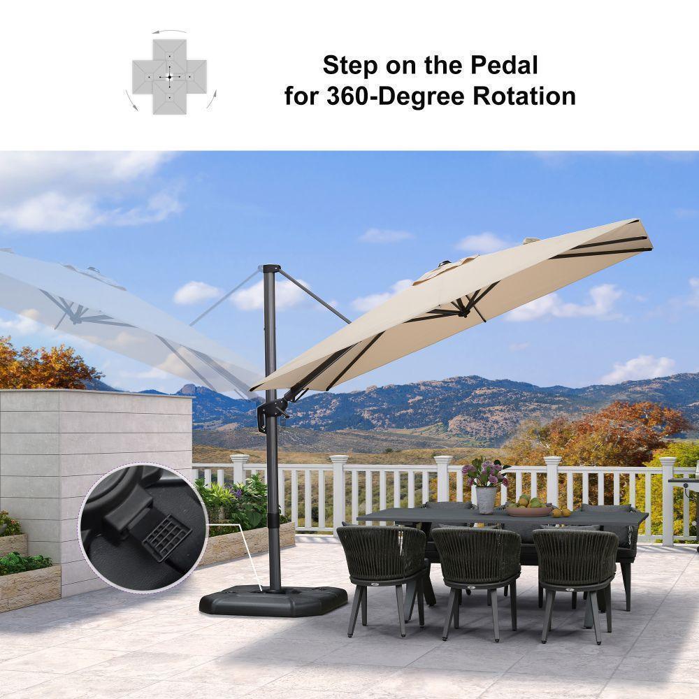 PURPLE LEAF Best Value Cantilever Patio Umbrella with Left-Right Tilt and 360° Swivel - Image 140