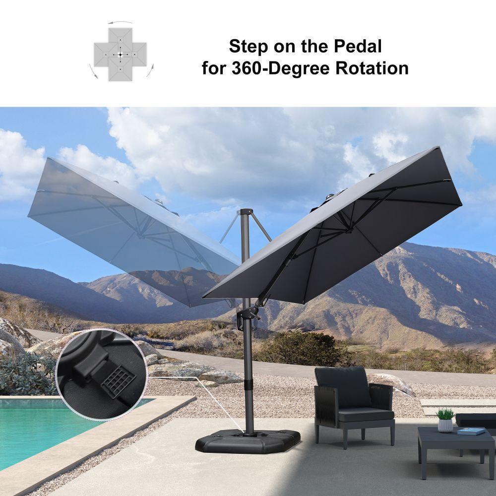 PURPLE LEAF Best Value Cantilever Patio Umbrella with Left-Right Tilt and 360° Swivel - Image 149