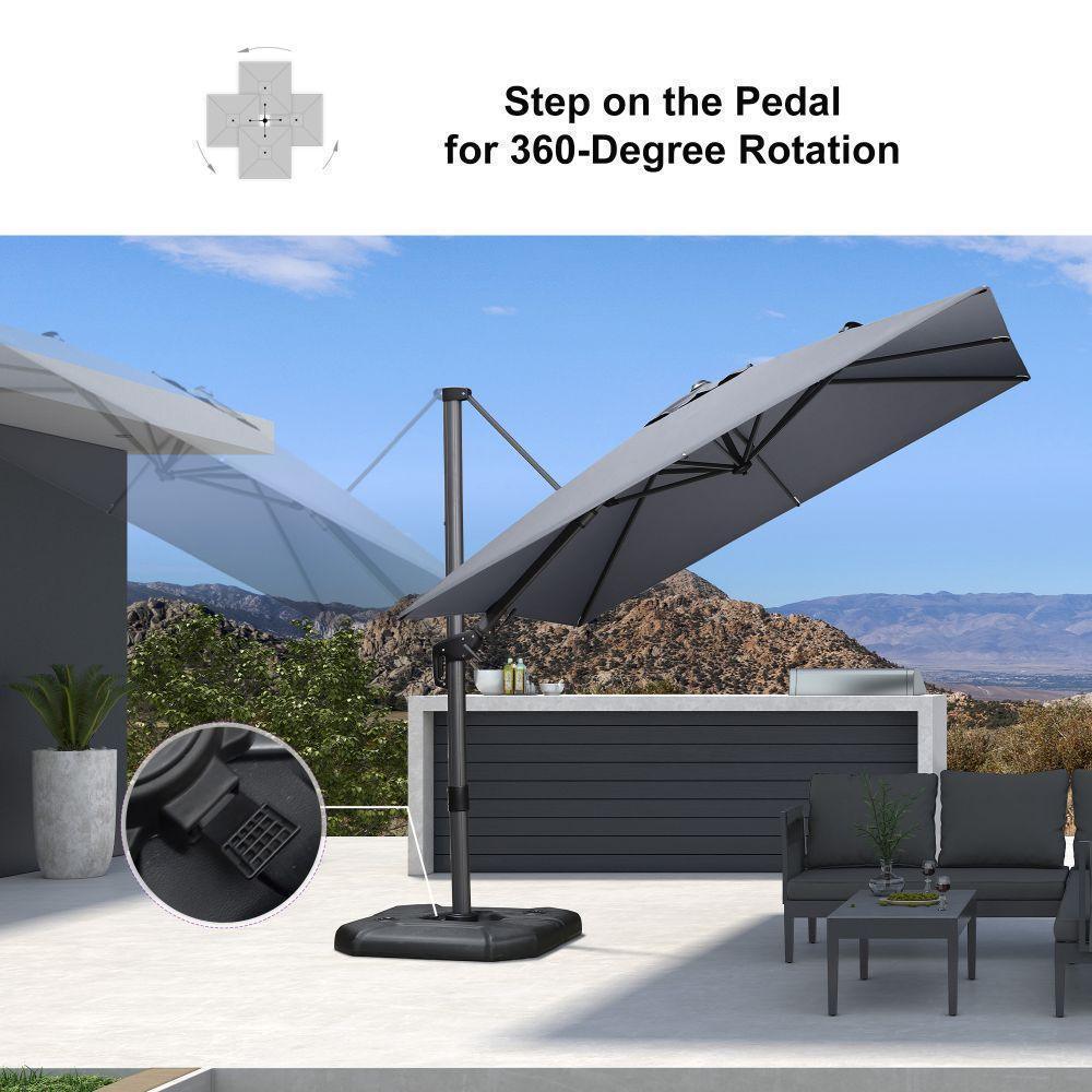 PURPLE LEAF Best Value Cantilever Patio Umbrella with Left-Right Tilt and 360° Swivel - Image 162
