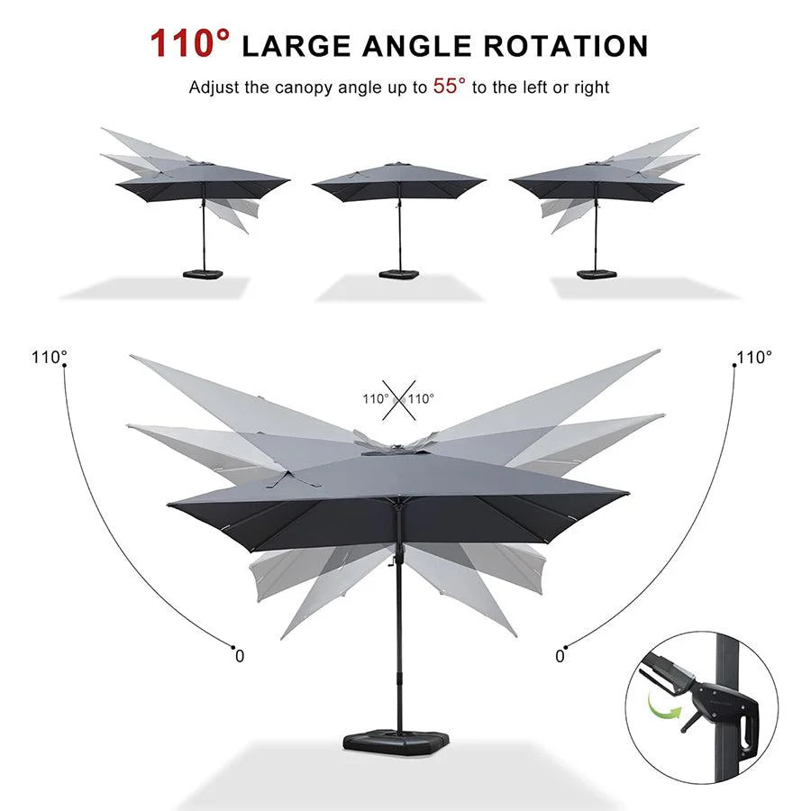 PURPLE LEAF Best Value Cantilever Patio Umbrella with Left-Right Tilt and 360° Swivel - Image 73