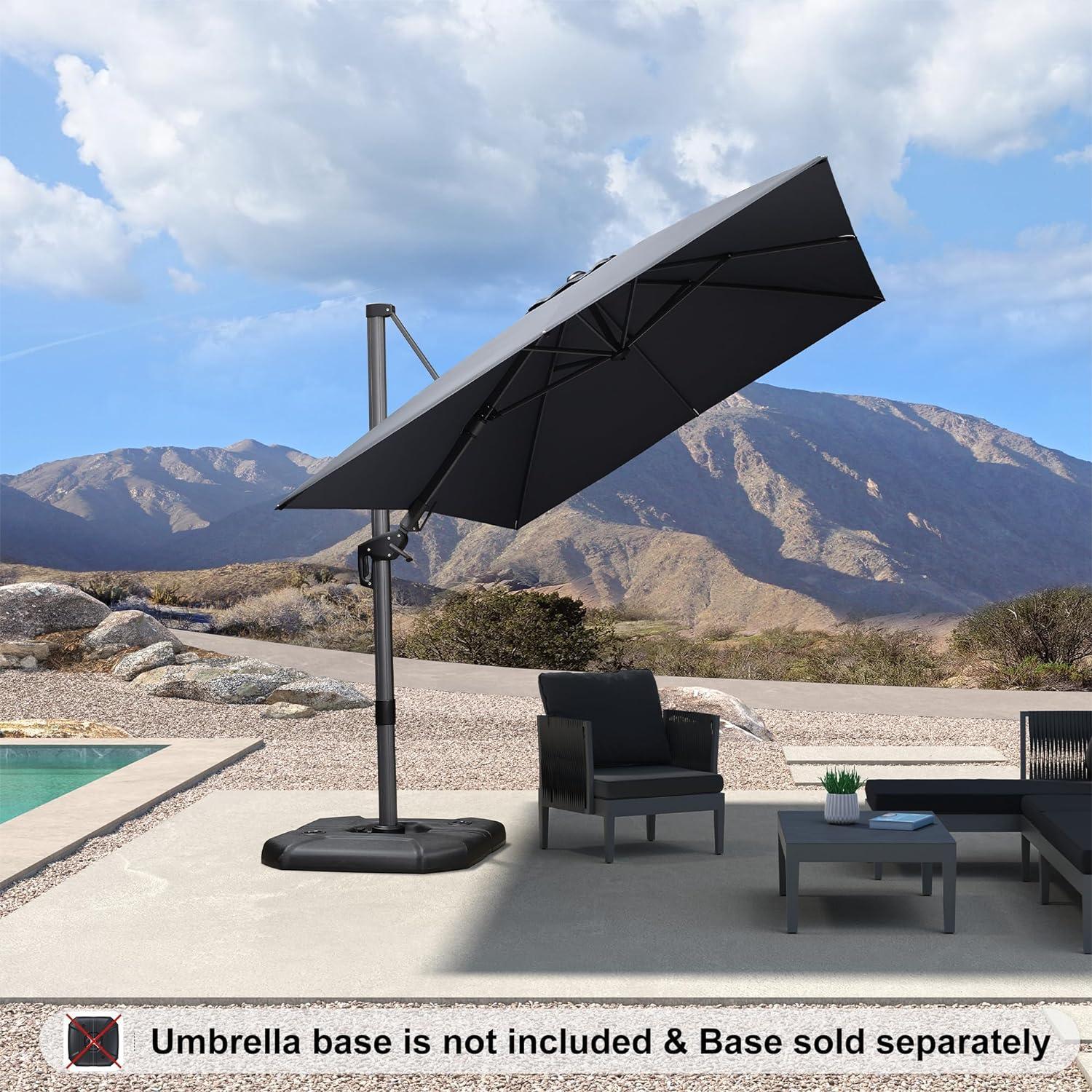 PURPLE LEAF Best Value Cantilever Patio Umbrella with Left-Right Tilt and 360° Swivel - Image 81