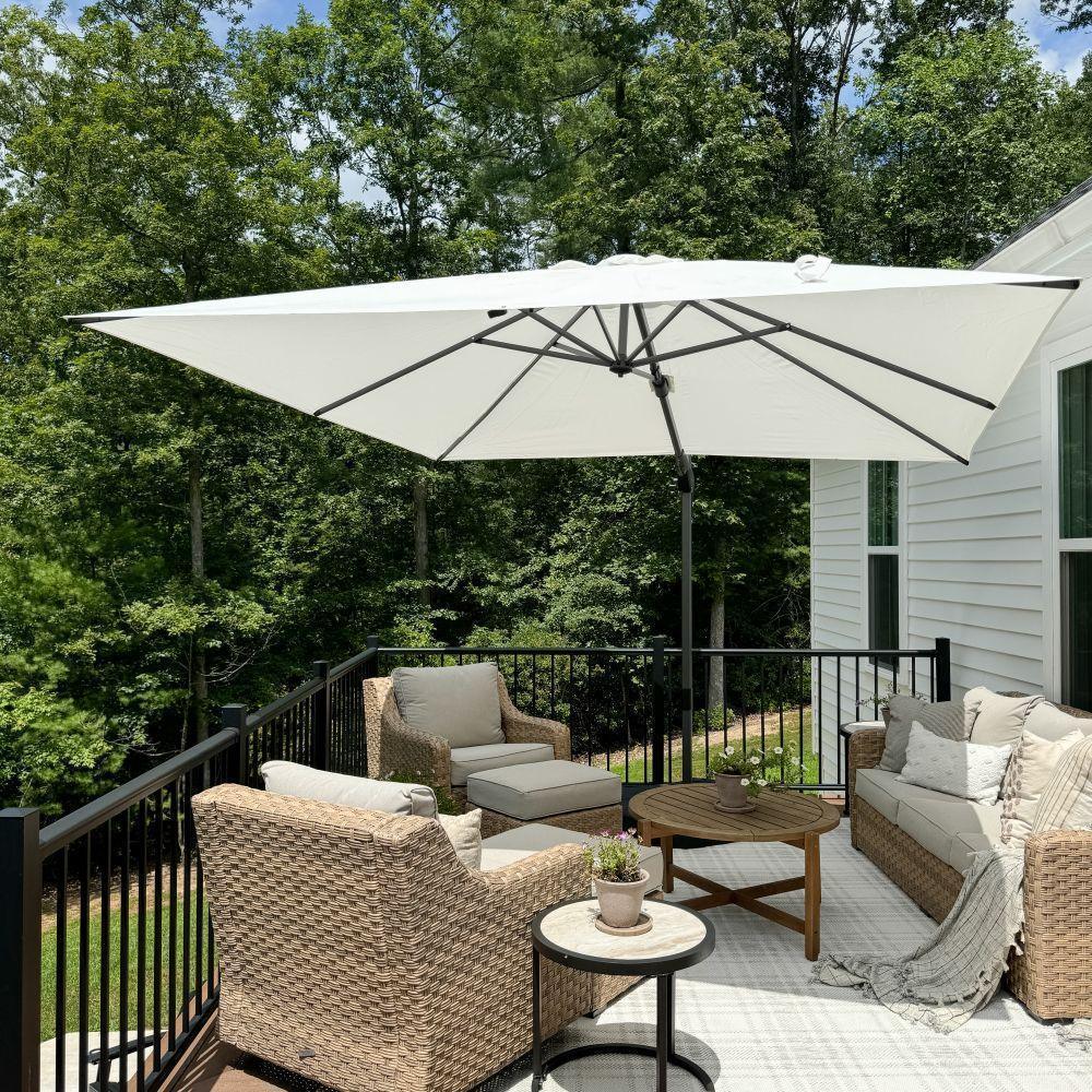PURPLE LEAF Best Value Cantilever Patio Umbrella with Left-Right Tilt and 360° Swivel - Image 90