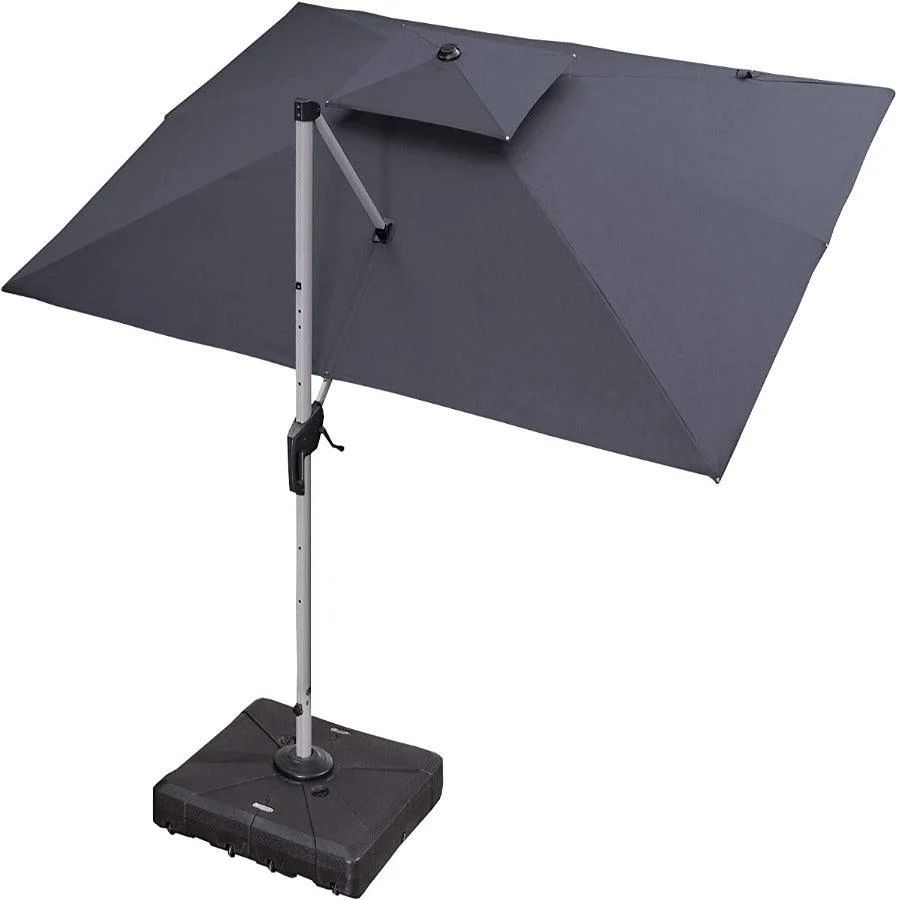 PURPLE LEAF Large Rectangular Porch Umbrella Outside Cantilever Patio Yard Umbrella - Image 20
