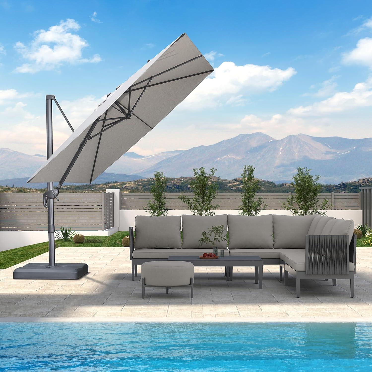 PURPLE LEAF UV Resistant Affordable Patio Outdoor Umbrella with Recycled Fabric - Image 19