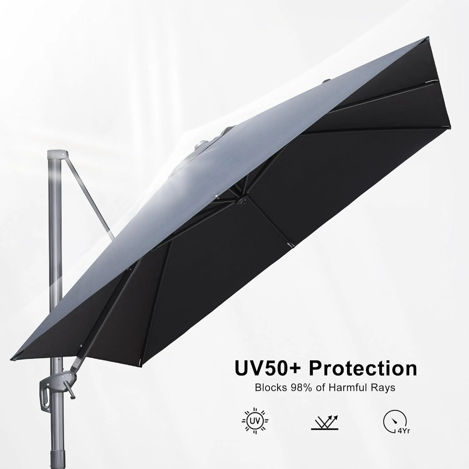 PURPLE LEAF UV Resistant Affordable Patio Outdoor Umbrella with Recycled Fabric - Image 28