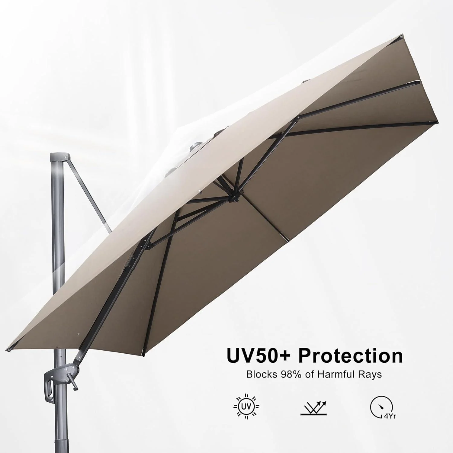 PURPLE LEAF UV Resistant Affordable Patio Outdoor Umbrella with Recycled Fabric - Image 32