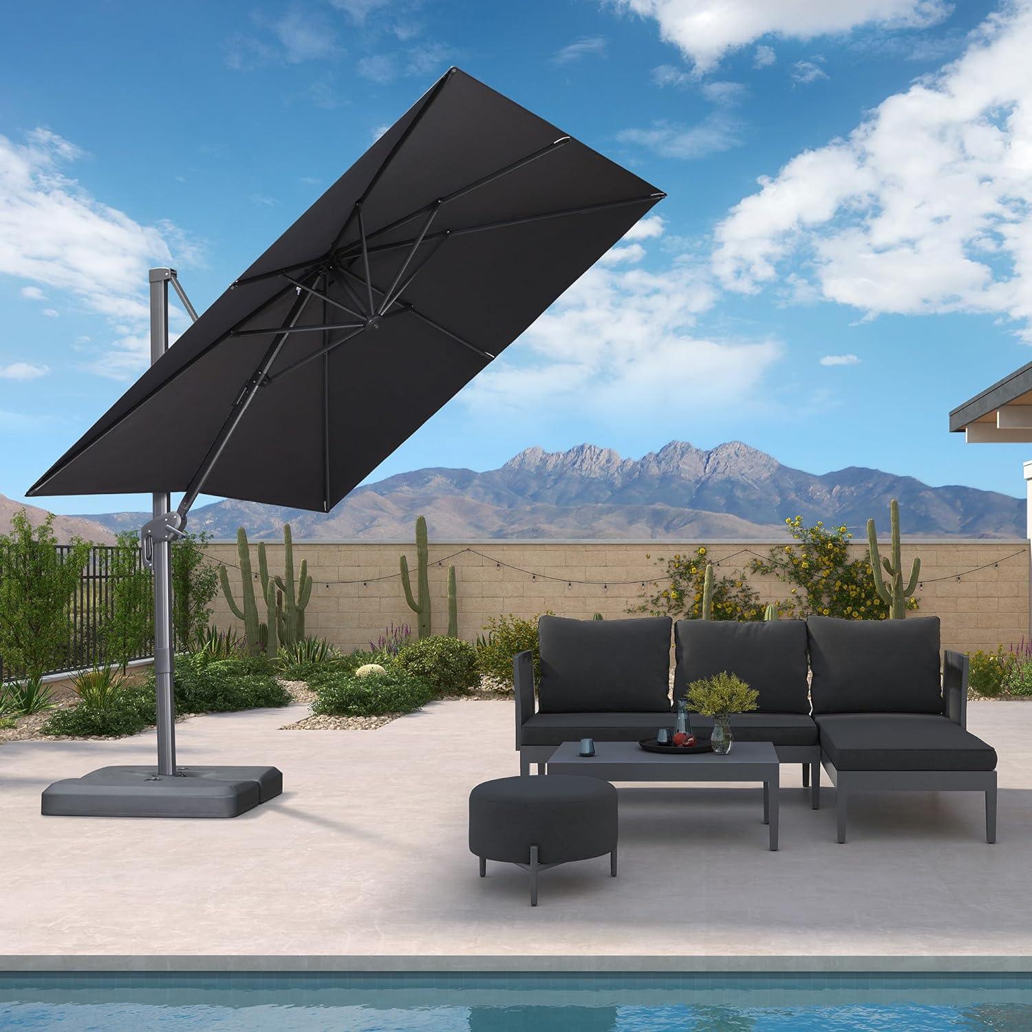 PURPLE LEAF UV Resistant Affordable Patio Outdoor Umbrella with Recycled Fabric - Image 56