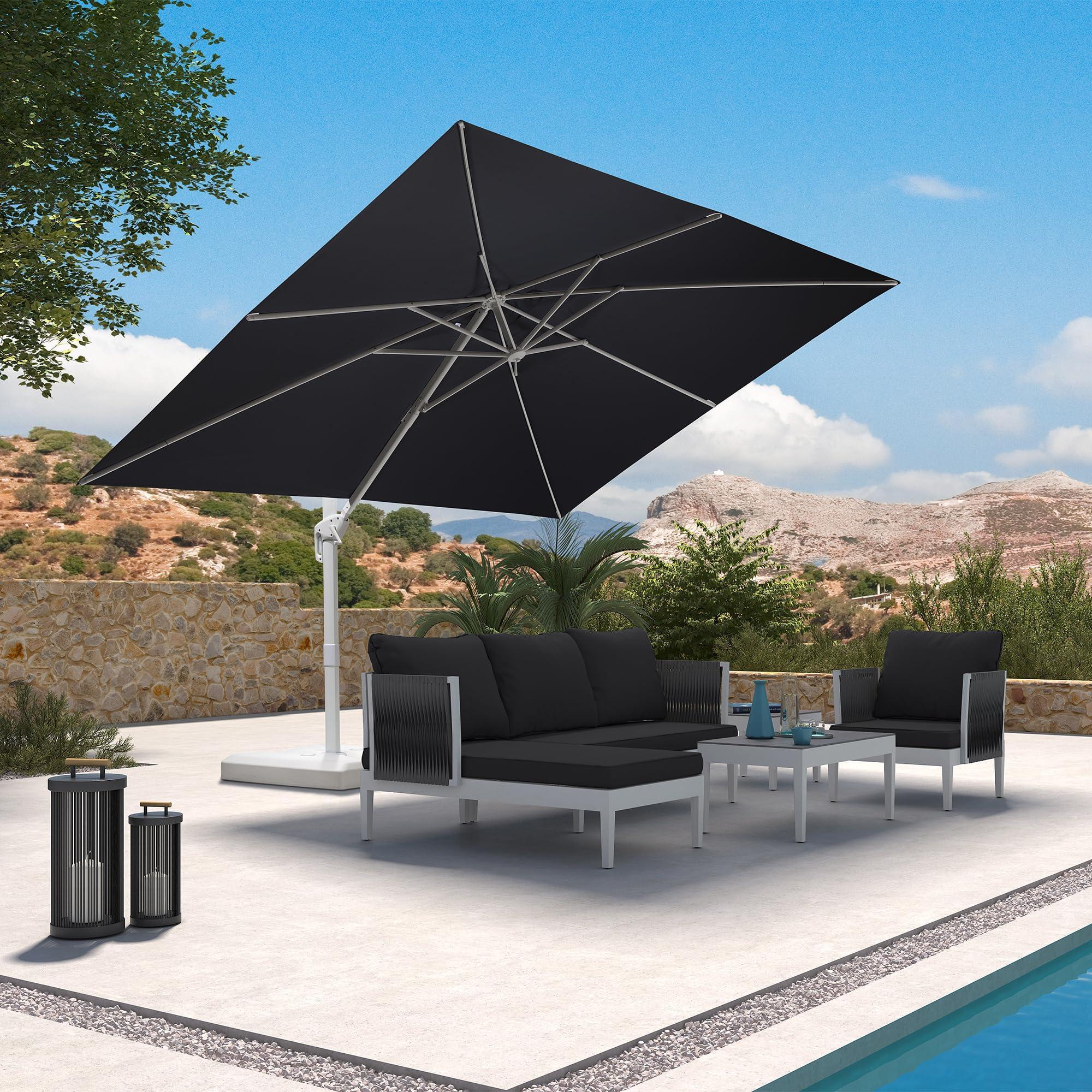 PURPLE LEAF White Outdoor Patio Umbrella Economical Large Patio Umbrellas - Image 21