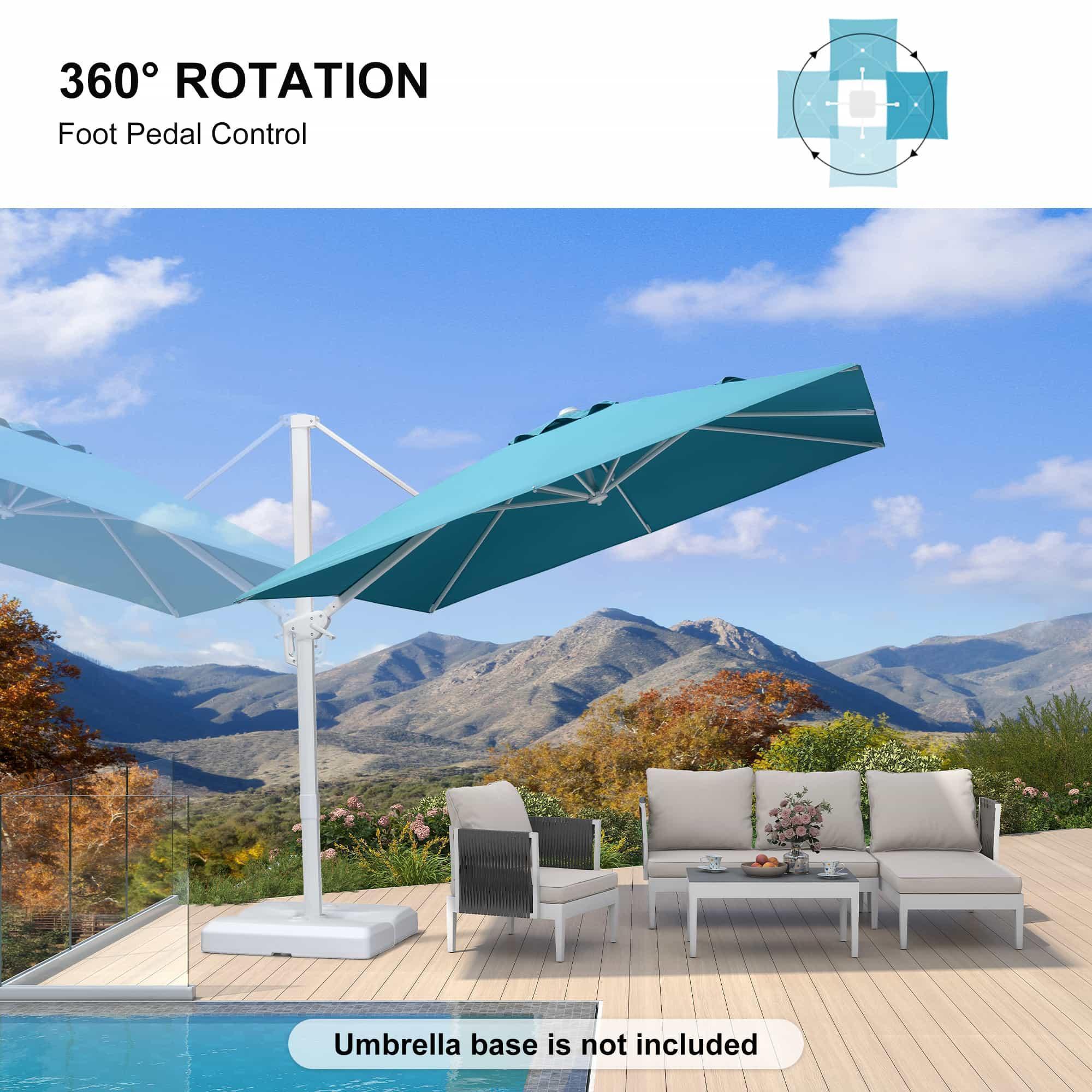 PURPLE LEAF White Outdoor Patio Umbrella Economical Large Patio Umbrellas - Image 137