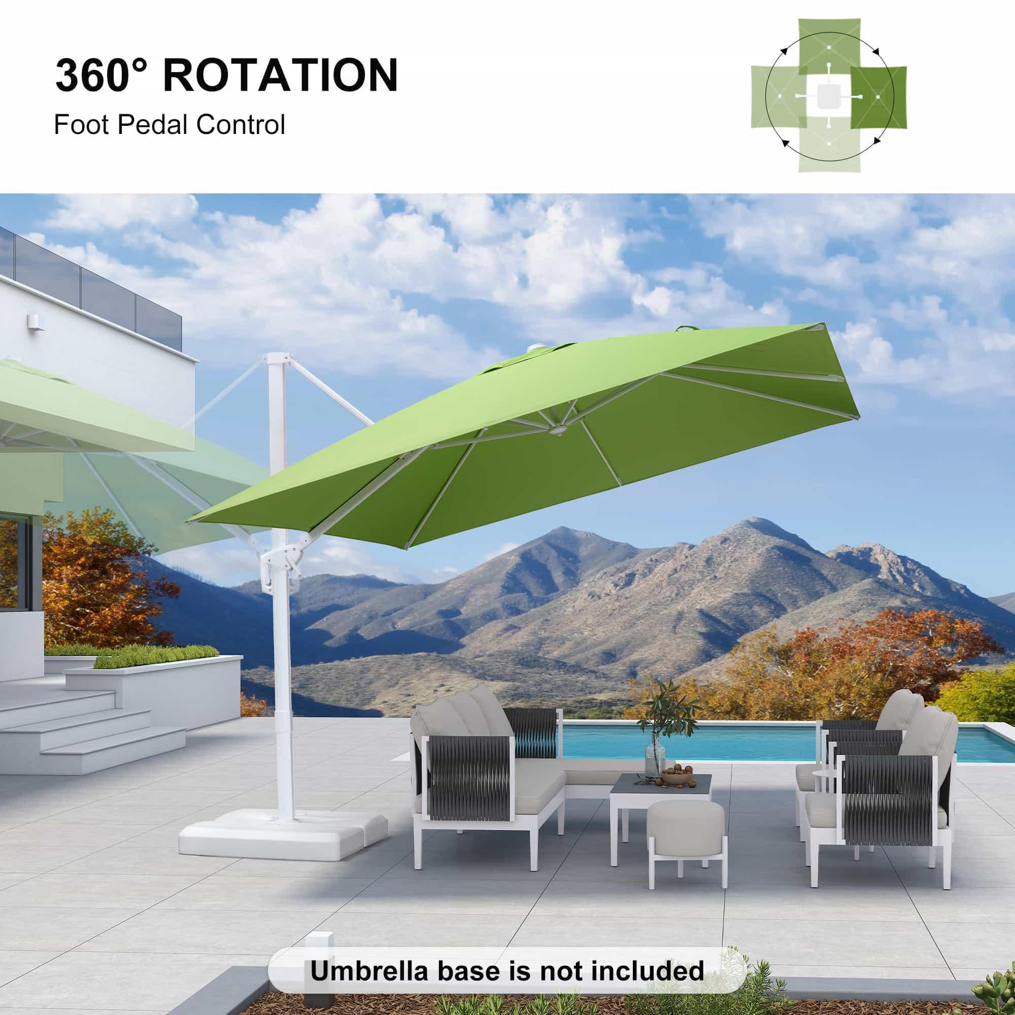 PURPLE LEAF White Outdoor Patio Umbrella Economical Large Patio Umbrellas - Image 139