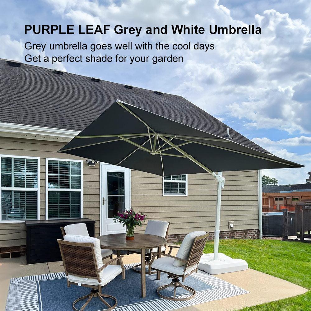 PURPLE LEAF White Outdoor Patio Umbrella Economical Large Patio Umbrellas - Image 188