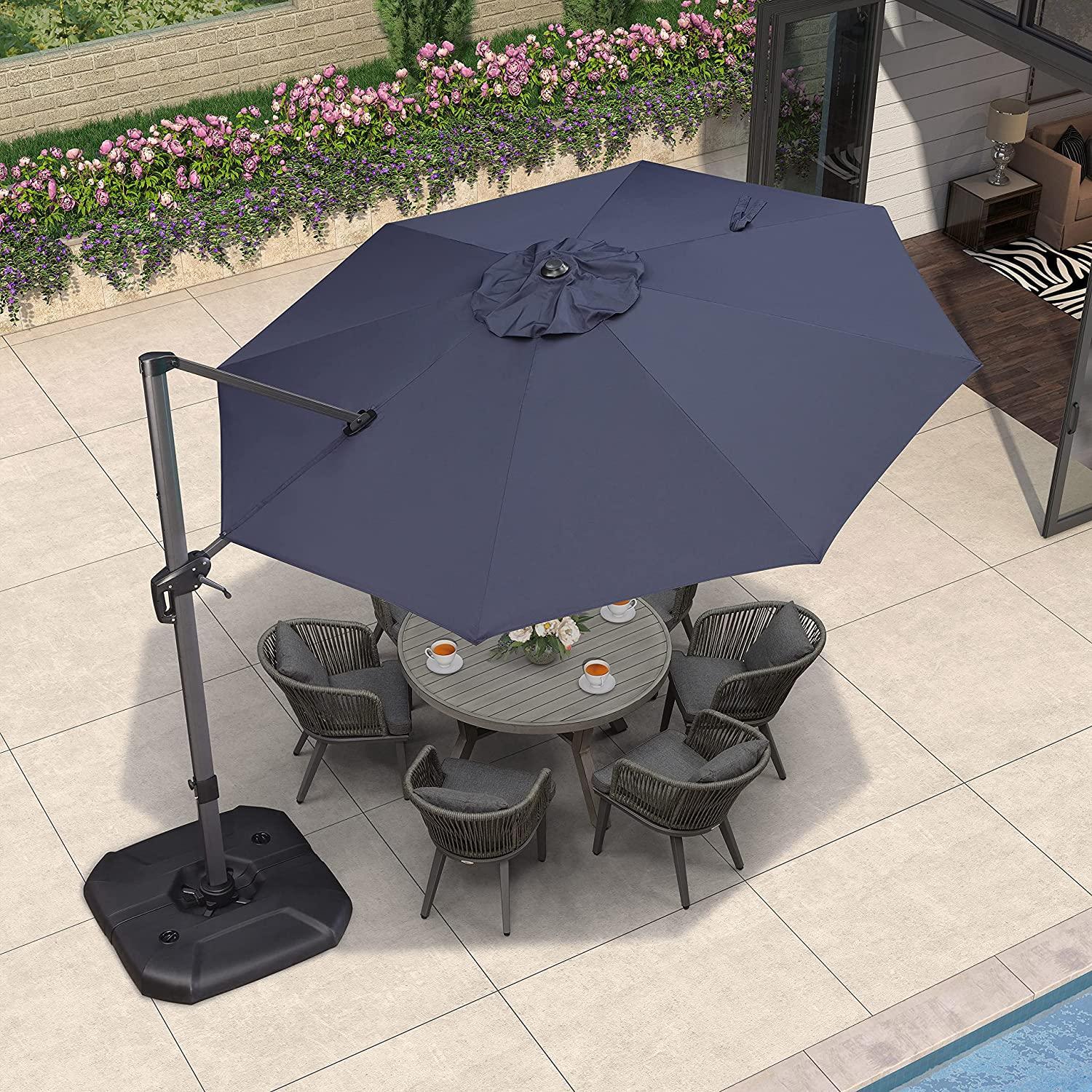 Clearance - PURPLE LEAF OPEN BOX 10 / 11 ft Patio Outdoor Garden Umbrella - Image 20