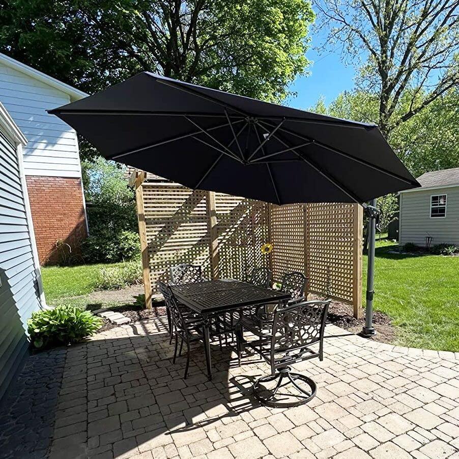 Clearance - PURPLE LEAF OPEN BOX 10 / 11 ft Patio Outdoor Garden Umbrella - Image 31