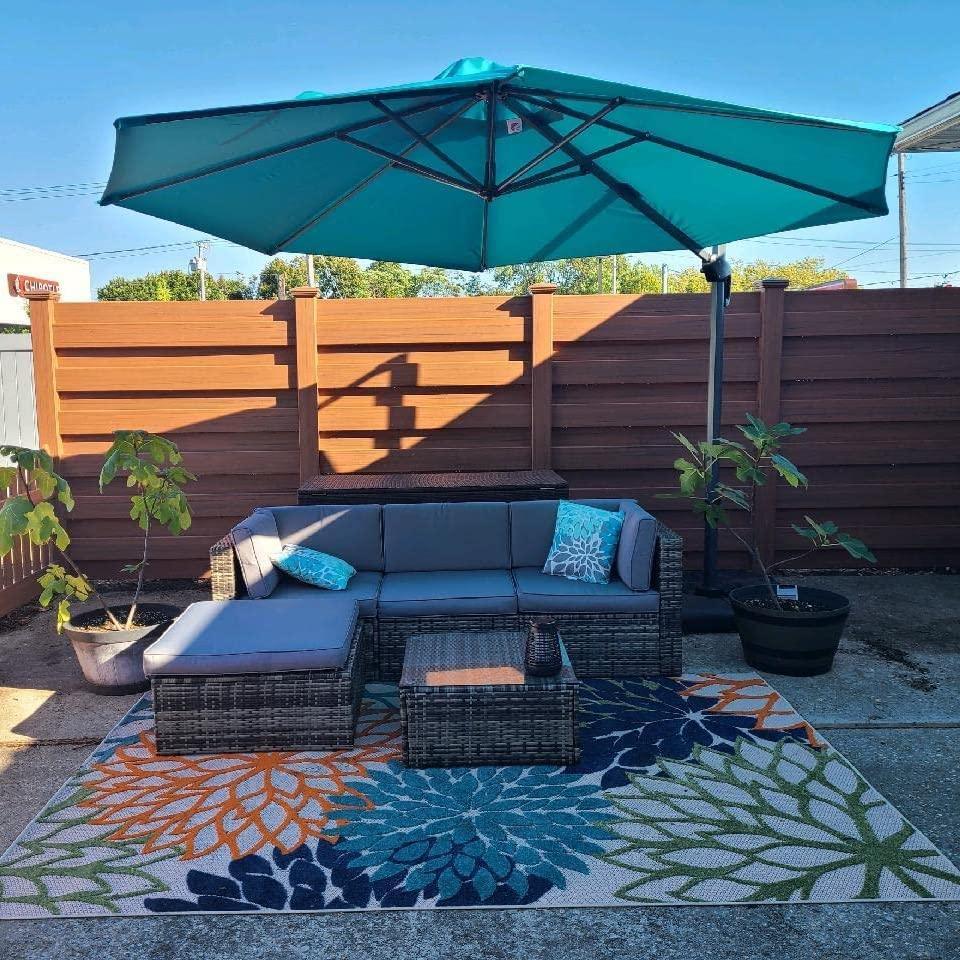 Clearance - PURPLE LEAF OPEN BOX 10 / 11 ft Patio Outdoor Garden Umbrella - Image 32
