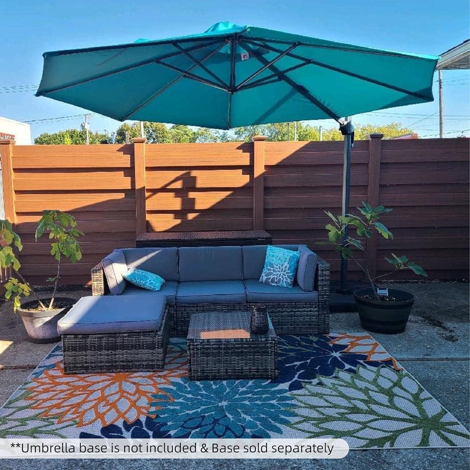 Clearance - PURPLE LEAF OPEN BOX 10 / 11 ft Patio Outdoor Garden Umbrella - Image 43