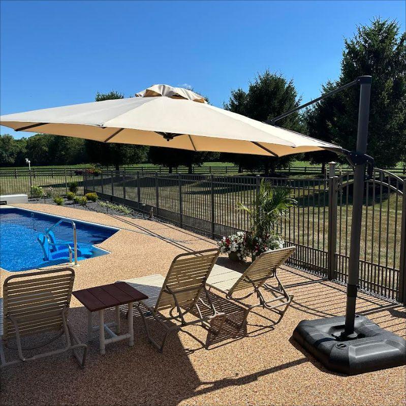 Clearance - PURPLE LEAF OPEN BOX 10 / 11 ft Patio Outdoor Garden Umbrella - Image 50