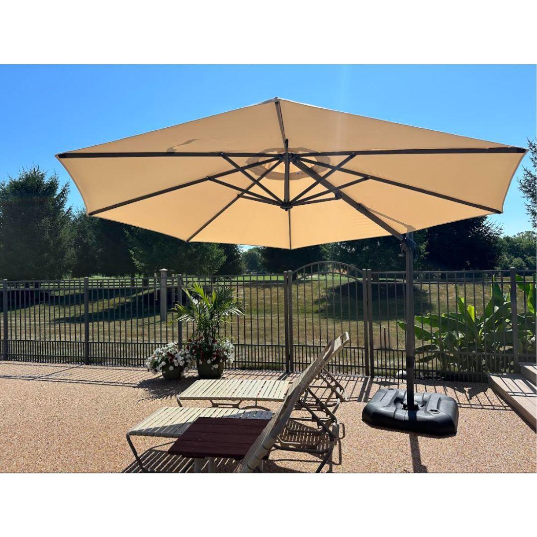 Clearance - PURPLE LEAF OPEN BOX 10 / 11 ft Patio Outdoor Garden Umbrella - Image 51