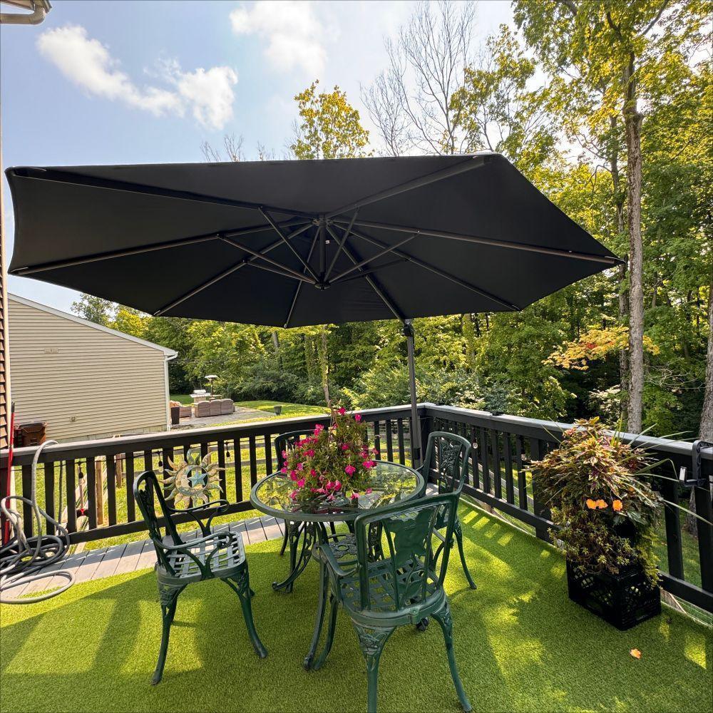 Clearance - PURPLE LEAF OPEN BOX 10 / 11 ft Patio Outdoor Garden Umbrella - Image 56