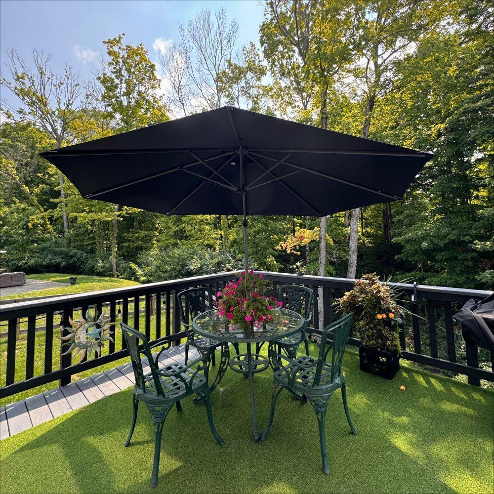 Clearance - PURPLE LEAF OPEN BOX 10 / 11 ft Patio Outdoor Garden Umbrella - Image 57