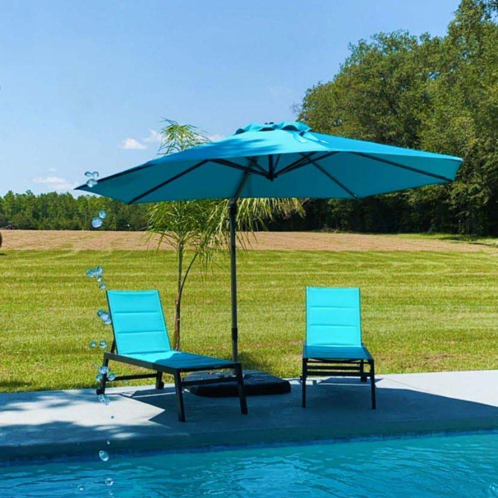 Clearance - PURPLE LEAF OPEN BOX 10 / 11 ft Patio Outdoor Garden Umbrella - Image 100