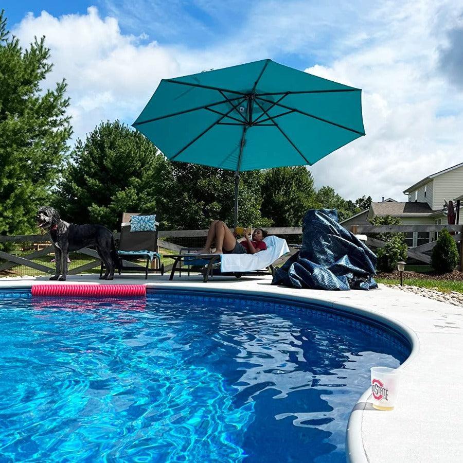 Clearance - PURPLE LEAF OPEN BOX 10 / 11 ft Patio Outdoor Garden Umbrella - Image 7