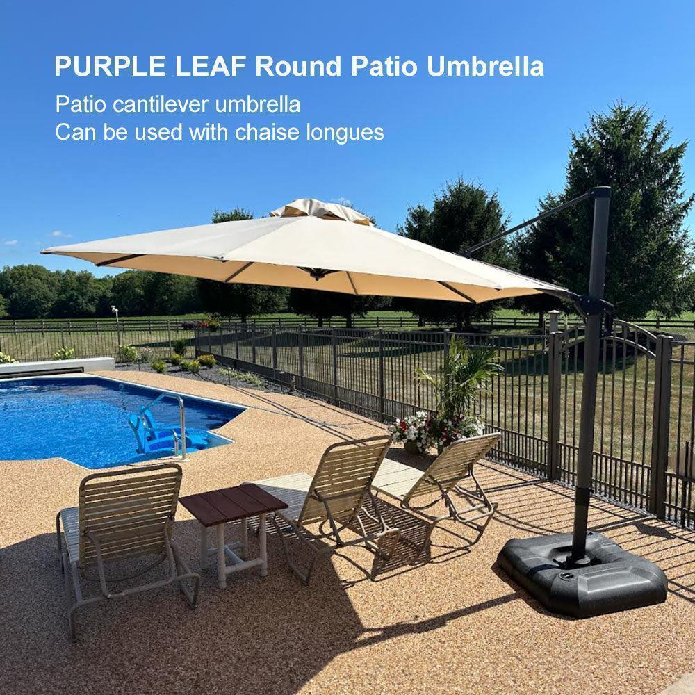 Clearance - PURPLE LEAF OPEN BOX 10 / 11 ft Patio Outdoor Garden Umbrella - Image 119