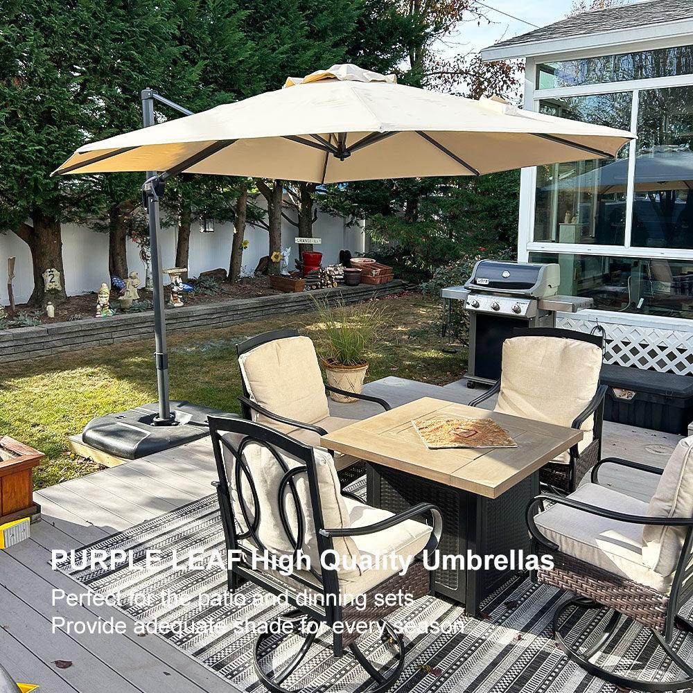 Clearance - PURPLE LEAF OPEN BOX 10 / 11 ft Patio Outdoor Garden Umbrella - Image 126
