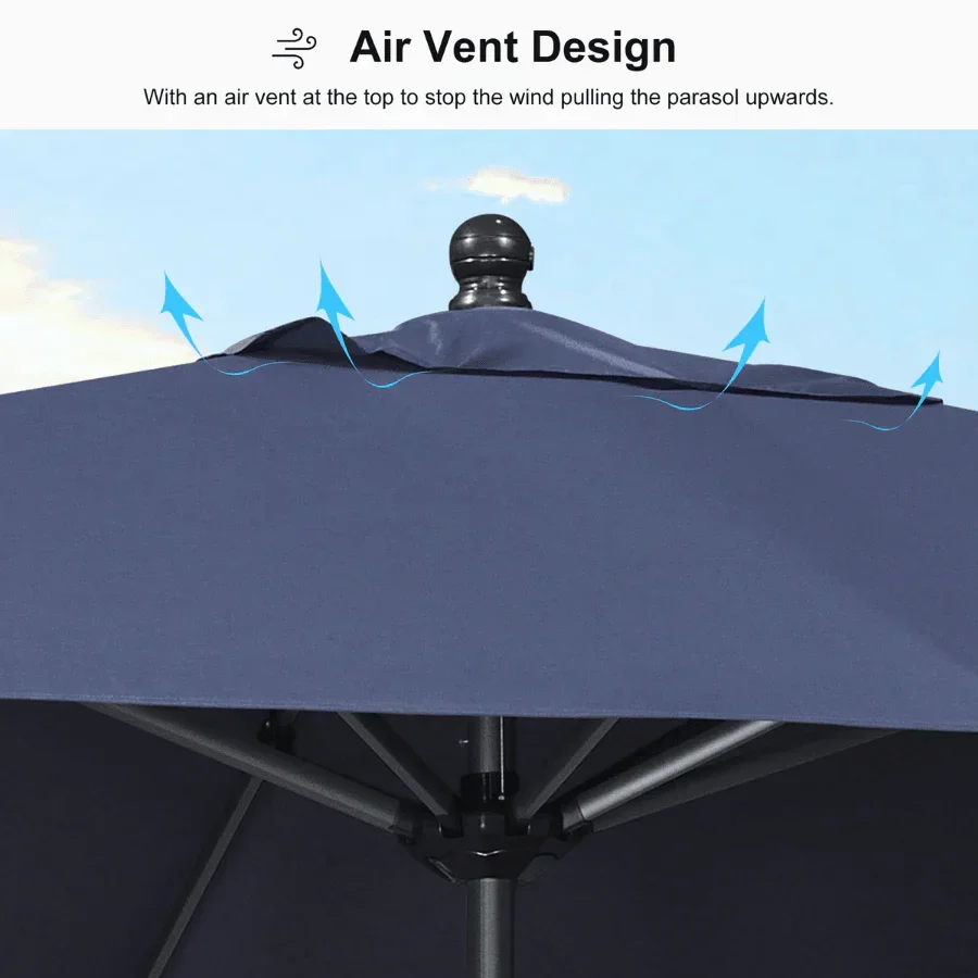 PURPLE LEAF Aluminum Market Patio Umbrella Commercial Outdoor Garden Umbrella - Image 104