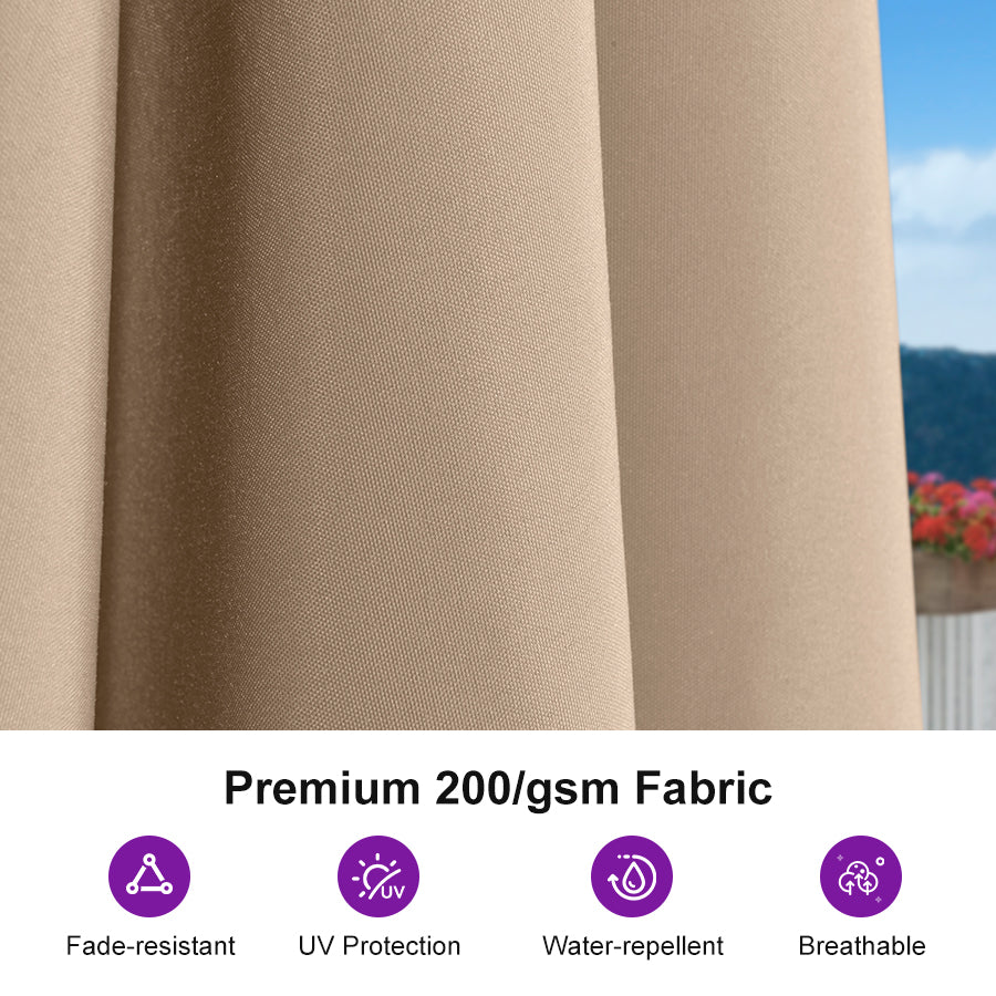 PURPLE LEAF Aluminum Market Patio Umbrella Commercial Outdoor Garden Umbrella - Image 154