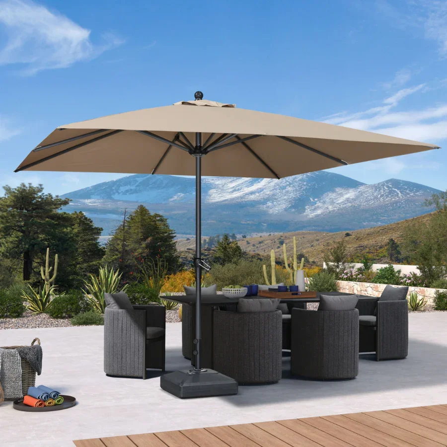PURPLE LEAF Aluminum Market Patio Umbrella Commercial Outdoor Garden Umbrella - Image 4