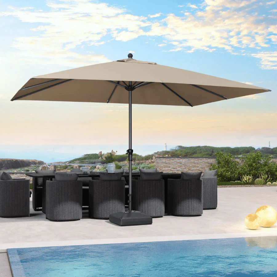 PURPLE LEAF Aluminum Market Patio Umbrella Commercial Outdoor Garden Umbrella - Image 5