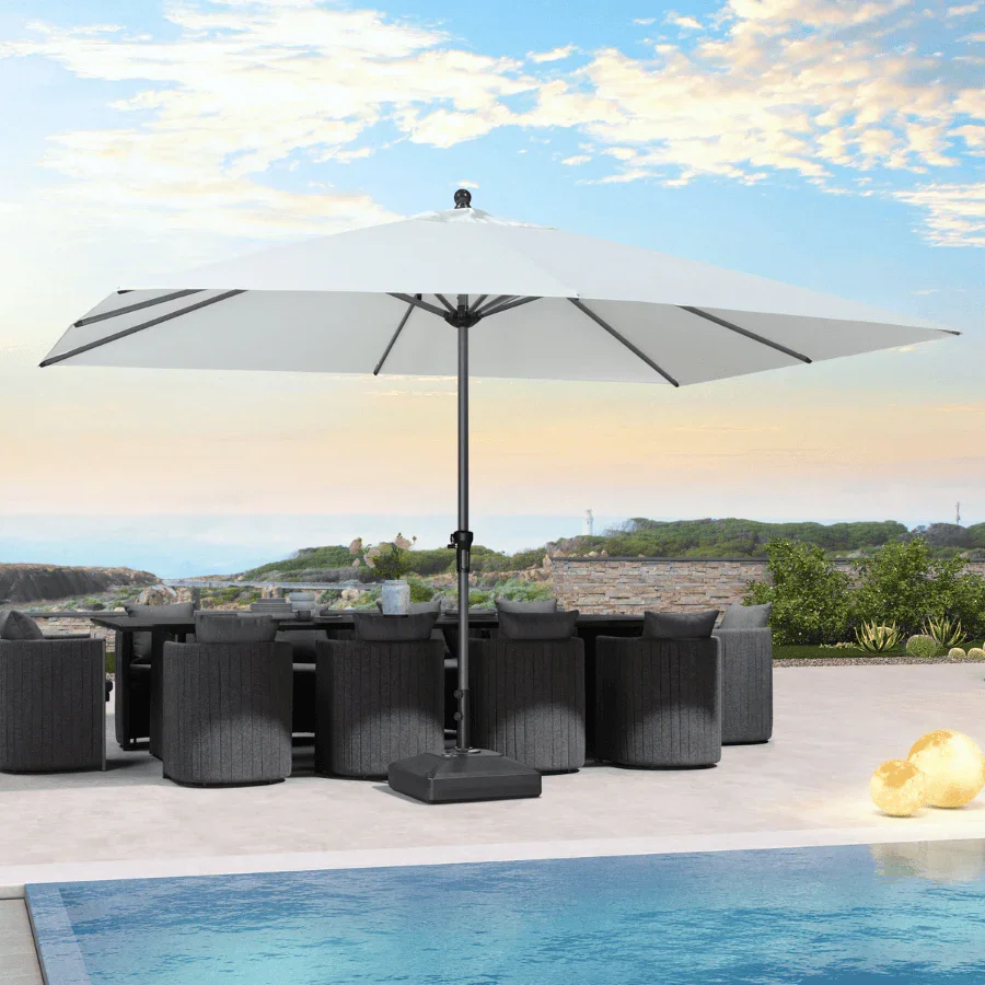 PURPLE LEAF Aluminum Market Patio Umbrella Commercial Outdoor Garden Umbrella - Image 52