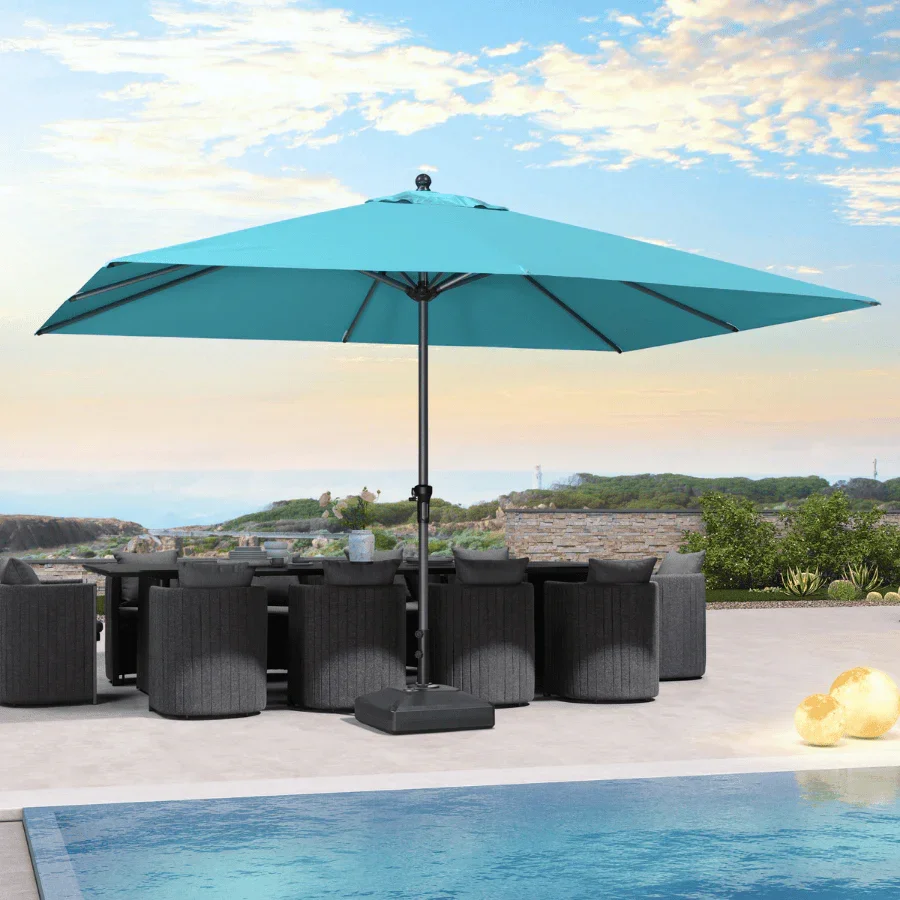 PURPLE LEAF Aluminum Market Patio Umbrella Commercial Outdoor Garden Umbrella - Image 53