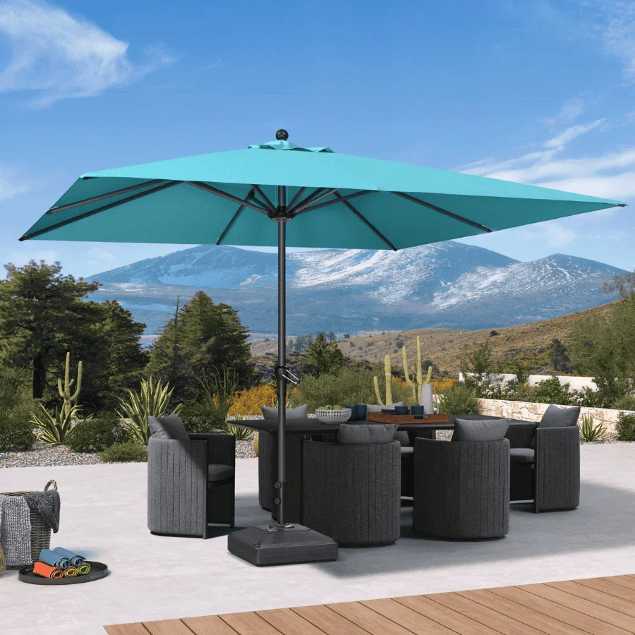 PURPLE LEAF Aluminum Market Patio Umbrella Commercial Outdoor Garden Umbrella - Image 7
