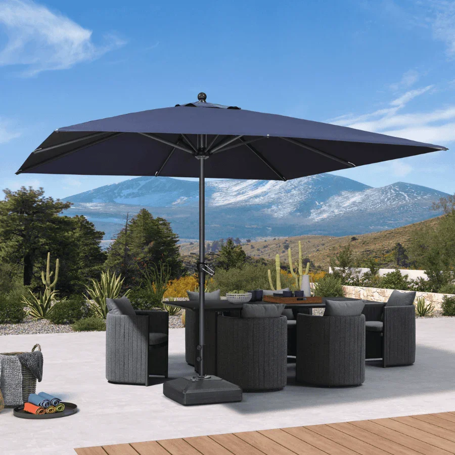 PURPLE LEAF Aluminum Market Patio Umbrella Commercial Outdoor Garden Umbrella - Image 89