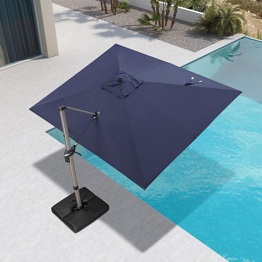 PURPLE LEAF Hailar Deluxe Outdoor Patio Umbrella Aluminum Cantilever Umbrellas - Image 65