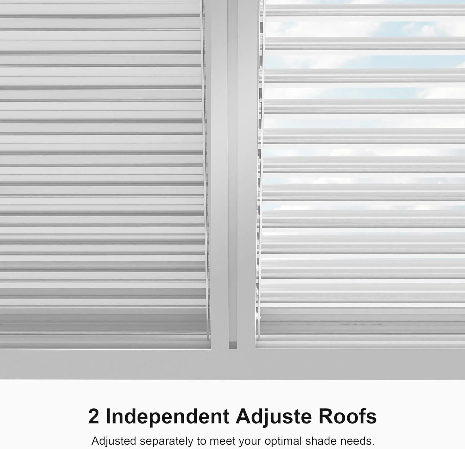 PURPLE LEAF Athena Louvered Pergola Outdoor Aluminum Pergola with Adjustable Roof for Deck Backyard Garden Hardtop Gazebo - Image 83