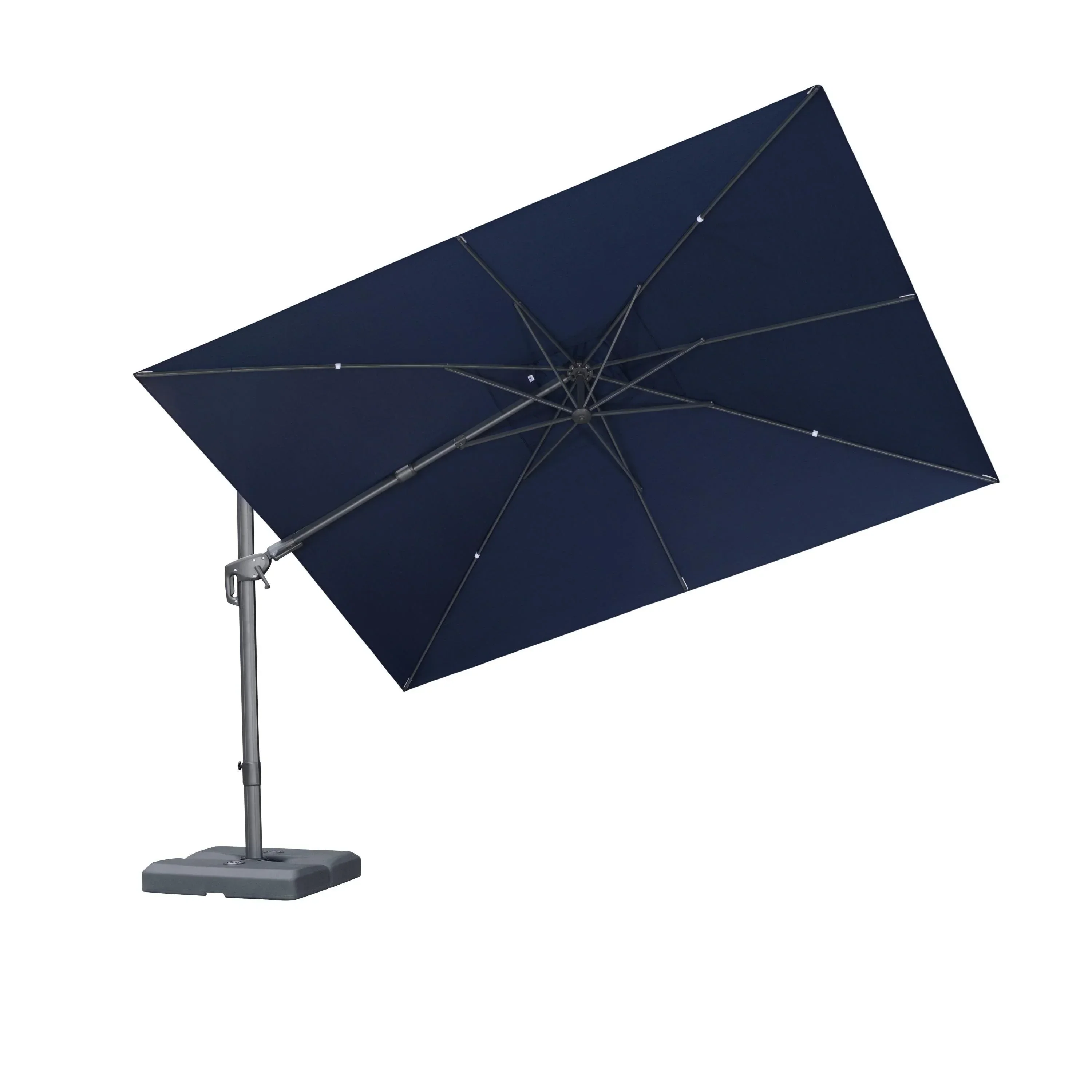 PURPLE LEAF UV Resistant Left-right Tilting Patio Umbrella Swivel Outdoor Umbrella - Image 28