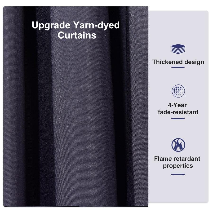 PURPLE LEAF Outdoor Hardtop Gazebo for Patio Bronze Aluminum Frame Pavilion with Navy-Blue Curtain and String Lights-milky - Image 106