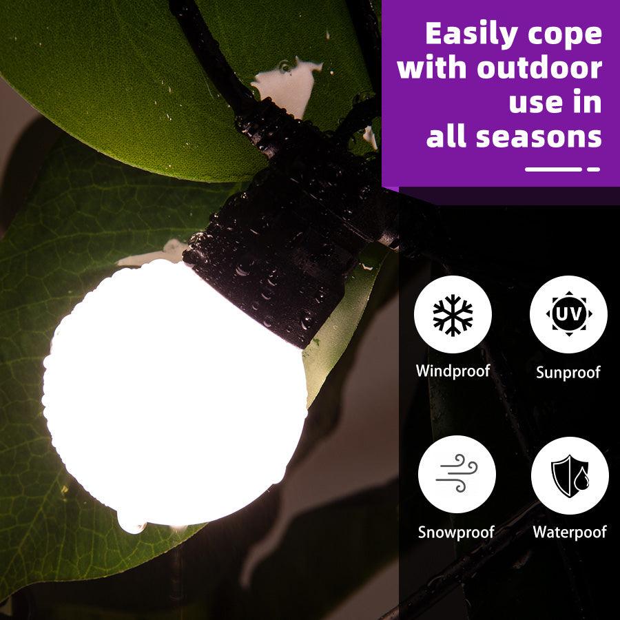 PURPLE LEAF Outdoor Hardtop Gazebo for Patio Bronze Aluminum Frame Pavilion with Navy-Blue Curtain and String Lights-milky - Image 107