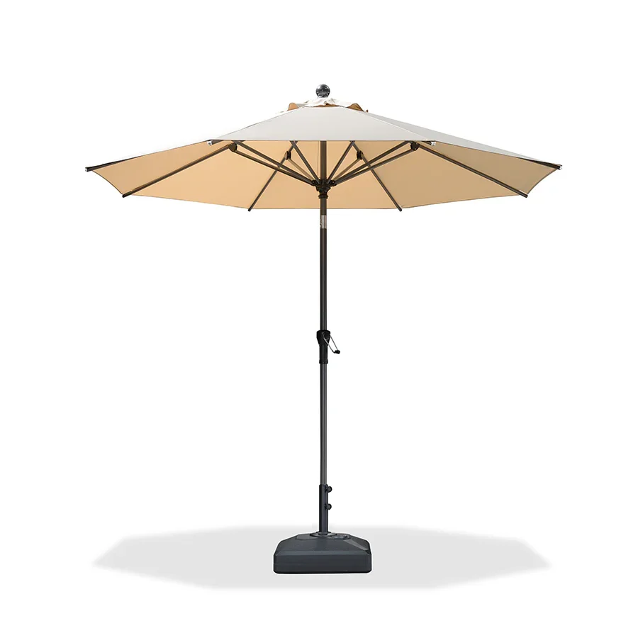 PURPLE LEAF Porch Table Umbrella with Crank and Tilt, Market Patio Umbrella - Image 207