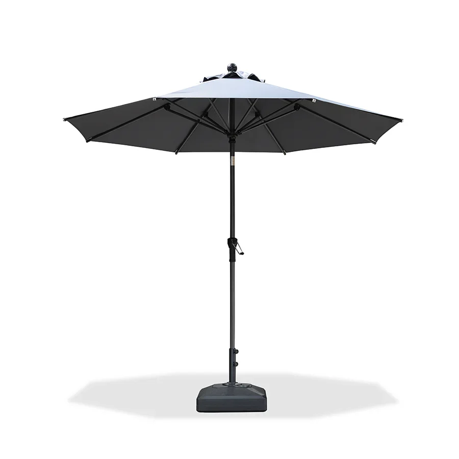 PURPLE LEAF Porch Table Umbrella with Crank and Tilt, Market Patio Umbrella - Image 212