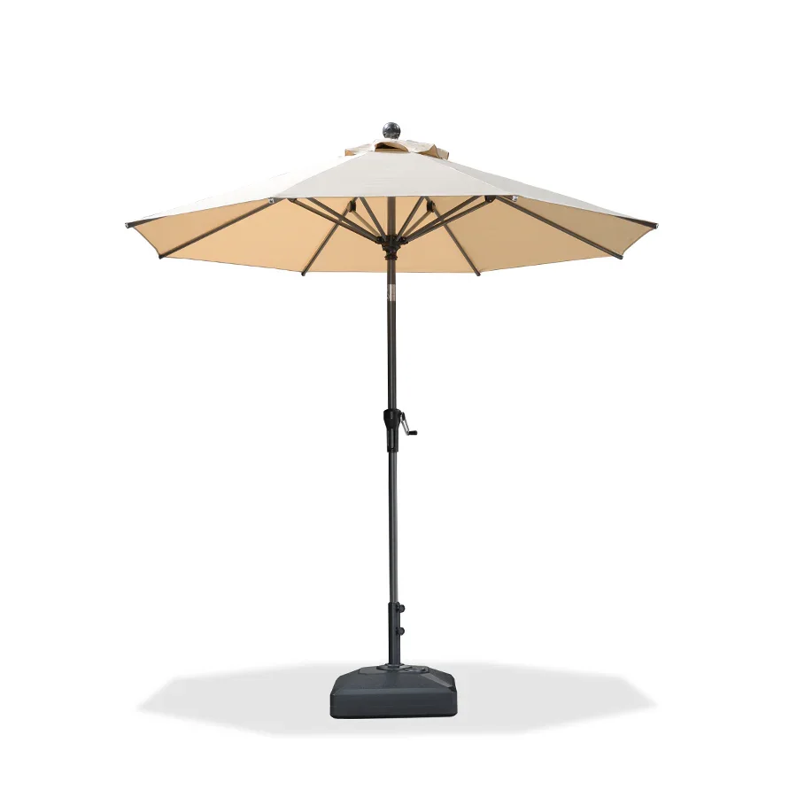 PURPLE LEAF Porch Table Umbrella with Crank and Tilt, Market Patio Umbrella - Image 215