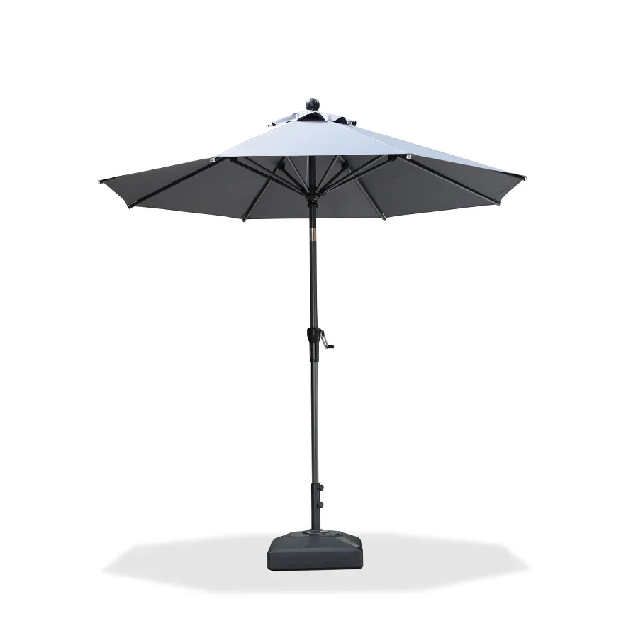 PURPLE LEAF Porch Table Umbrella with Crank and Tilt, Market Patio Umbrella - Image 218