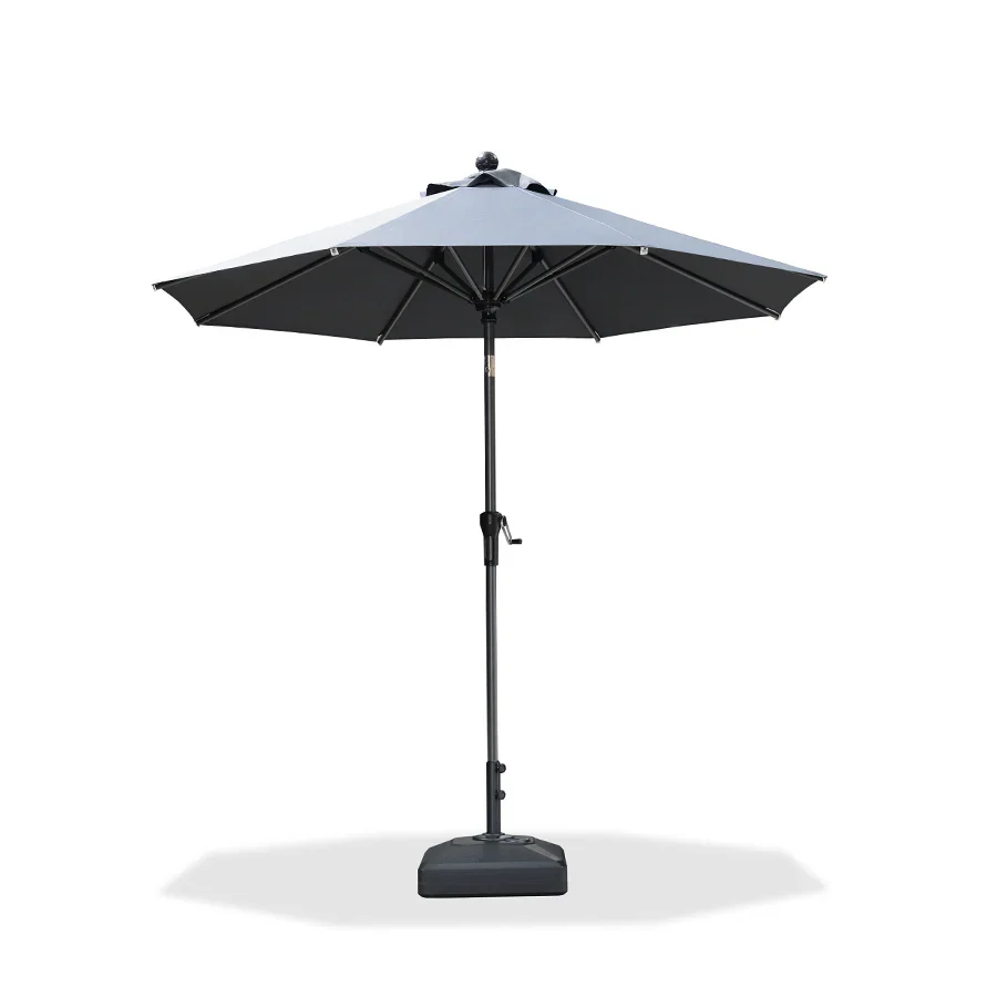 PURPLE LEAF Porch Table Umbrella with Crank and Tilt, Market Patio Umbrella - Image 220
