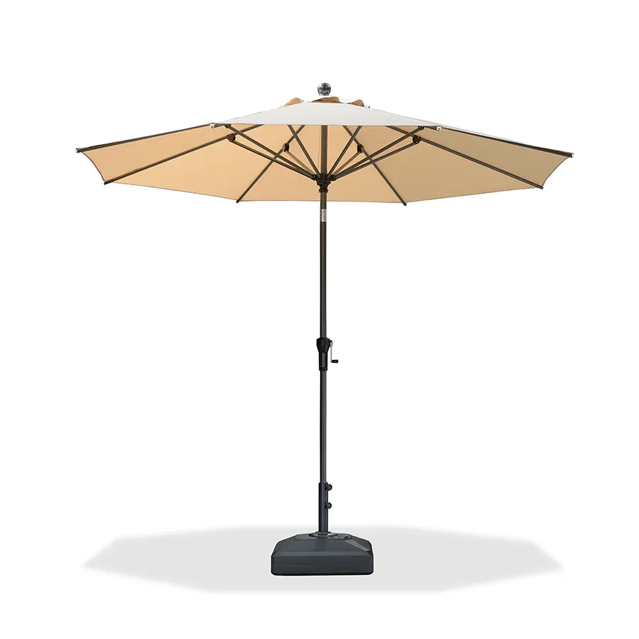 PURPLE LEAF Porch Table Umbrella with Crank and Tilt, Market Patio Umbrella - Image 221